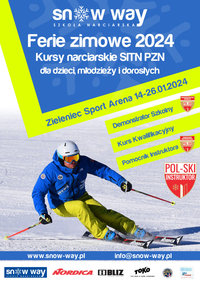 Kursy narciarskie Ferie 2024 Zieleniec Sport Arena